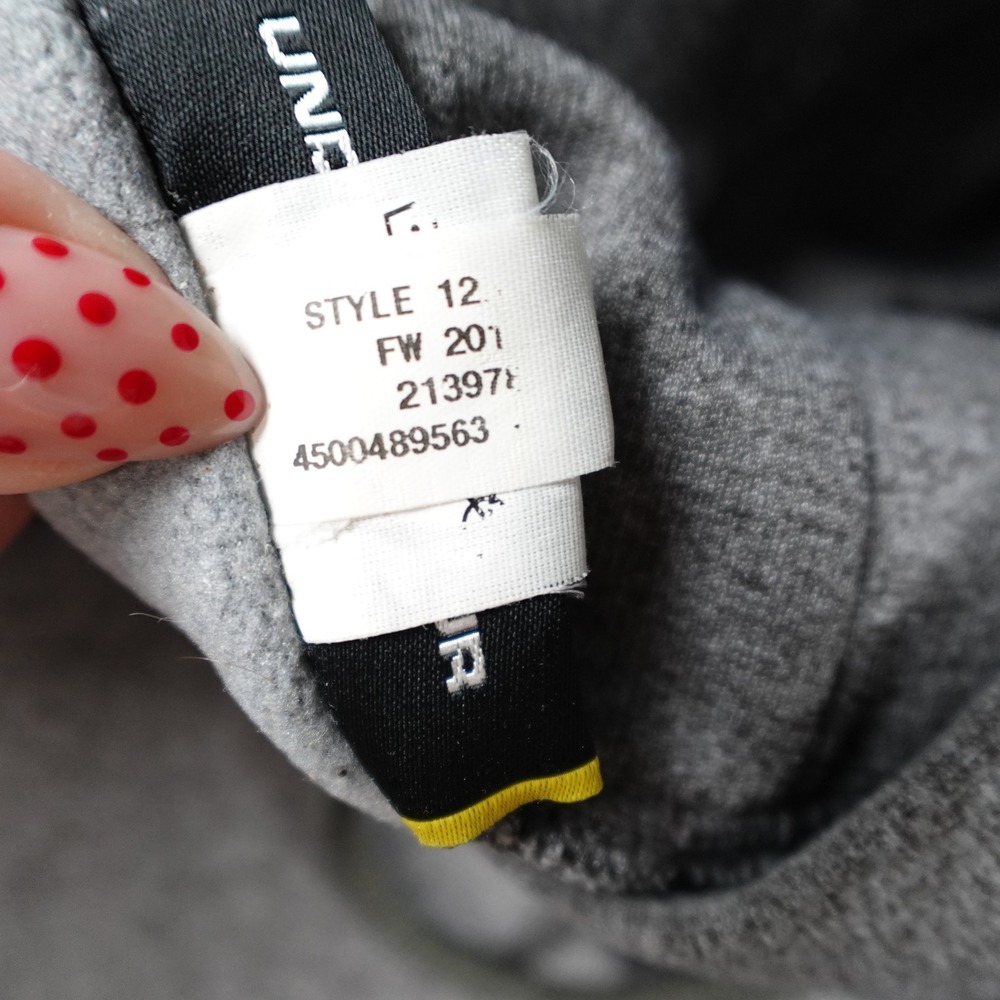 Under Armour Hoodie Mens Extra Large Gray Loose Fit Pullover Sweatshirt - Picture 4 of 9